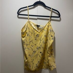 Ann Taylor Yellow Floral Camisole